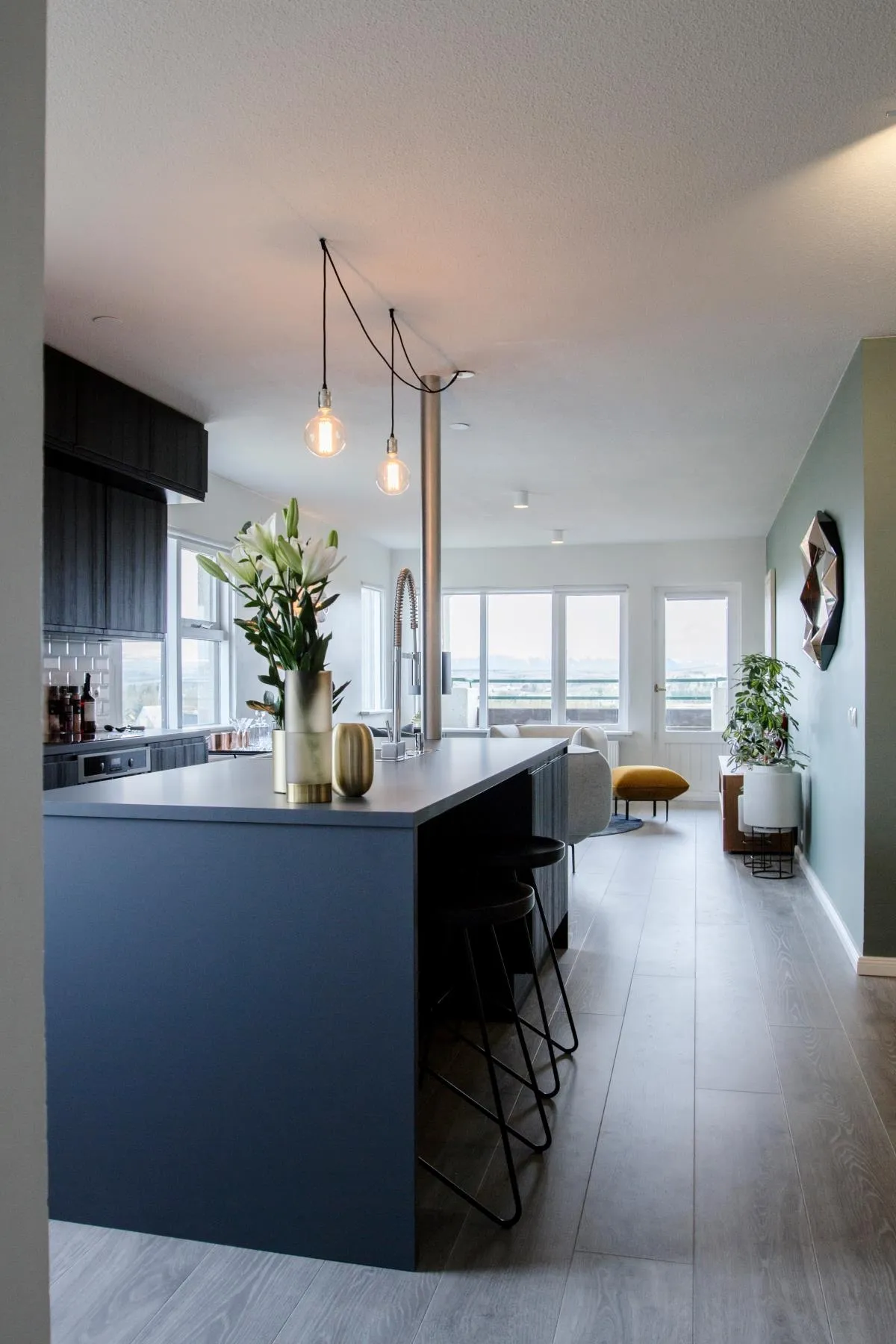 Eyja í eldhúsi hjá Davíð Oddgeirssyni