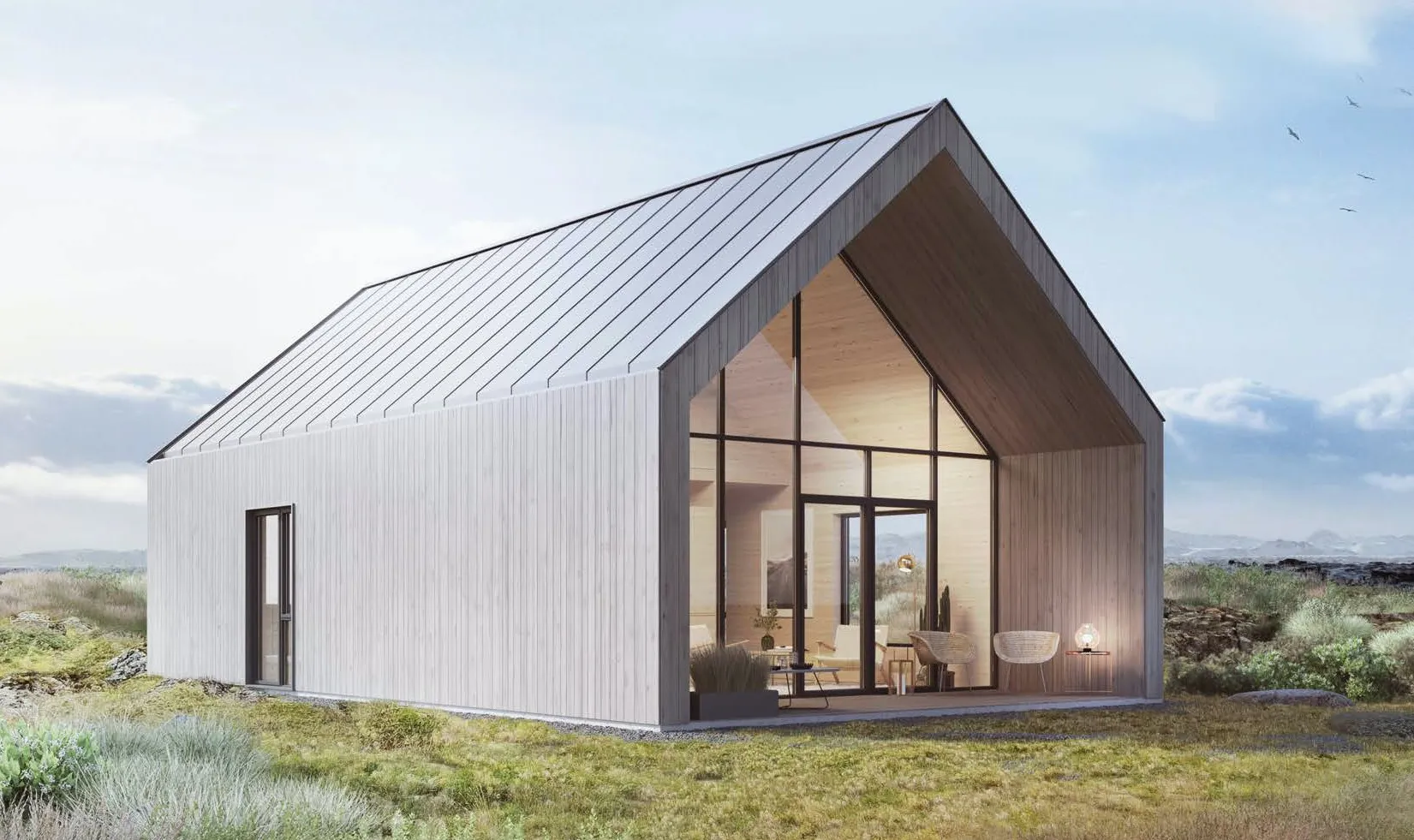 CLT einingahús frá BYKO - E gerðin